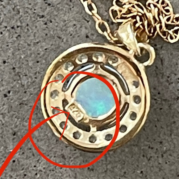 Savvy Cie Jewels-  yp71330YOP -Opalescent Necklace - Picture 7 of 9